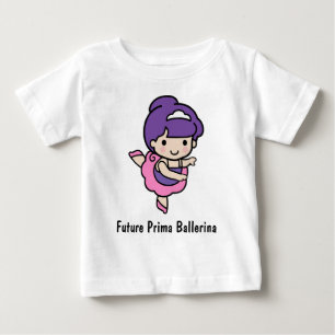 Cute girl Prima Ballerina Baby T-Shirt