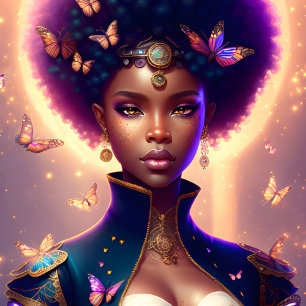 Cute Girl Rainbow Steampunk Kids Metal Lunch Box