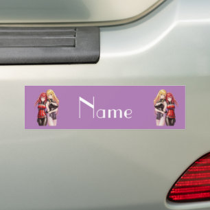 Cute Girls Anime Thunder_Cove Bumper Sticker
