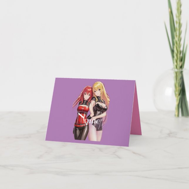 Cute Girls Anime Thunder_Cove Card (Front)