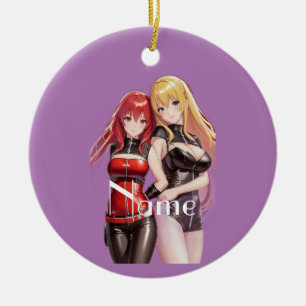 Cute Girls Anime Thunder_Cove Ceramic Ornament