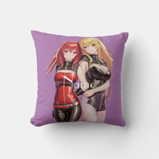 Cute Girls Anime Thunder_Cove  Cushion (Front)