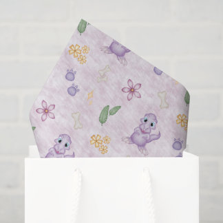 Cute Girls Dino Birthday Dinosaur Tissue Paper