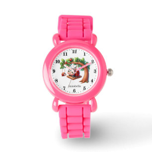 Cute girls ladybug lovers add name watch