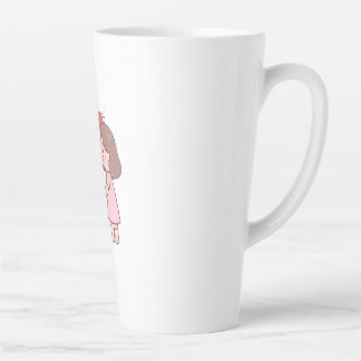 cute girls latte mug