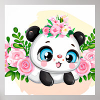 Cute girls Panda bear