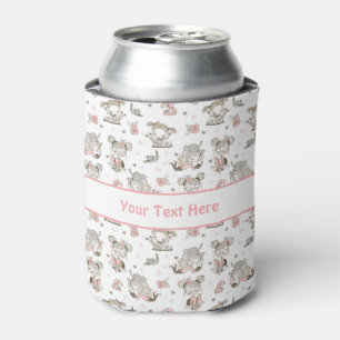 Cute Girls Reading Books Gift Ideas Can Cooler