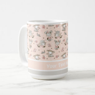 Cute Girls Reading Books Gift Ideas Coffee Mug