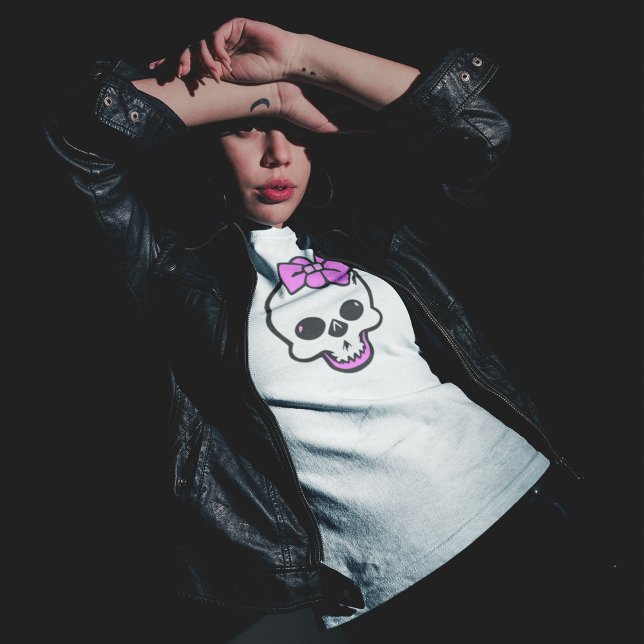 Cute Girls Skull T-Shirt - Doggo Skull Design (Creator Uploaded)