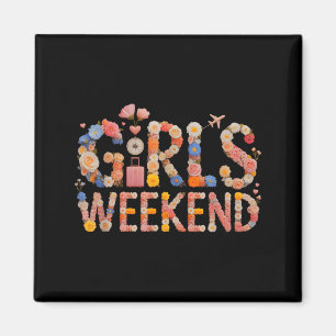 Cute girls weekend besties vacation sisters trip magnet
