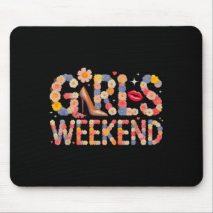 Cute girls weekend cruise vacation trip lifeguards mouse pad