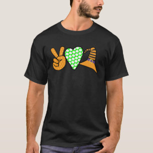 Cute Girls Woman Peace Love Witches Magic Fall Oct T-Shirt