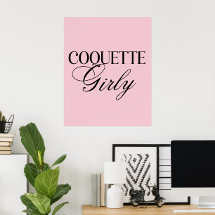 Cute Girly Bow Wall Poster