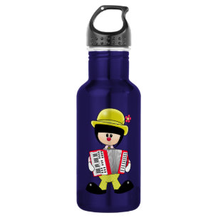 Cute Girly Clown with Accordian 532 Ml Water Bottle