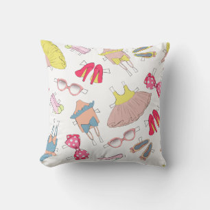 Cute Girly Diva Glam Chic Fashion Cushion