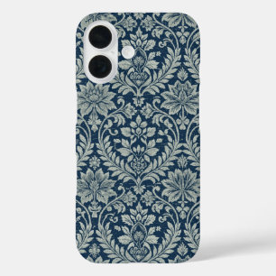 Cute Girly Floral Art Nouveau Design iPhone 16 Case