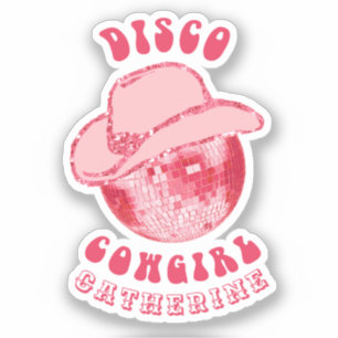 Cute Girly Pink Disco Cowgirl Name