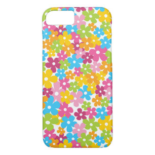 Cute girly spring flowers pattern iPhone 8/7 case