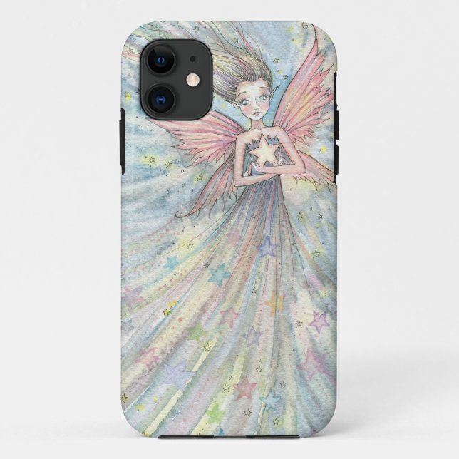 Cute Girly Star Fairy Fantasy Art iPhone 5 Case (Back)