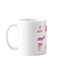 Cute Girly Sticker Collage Cup