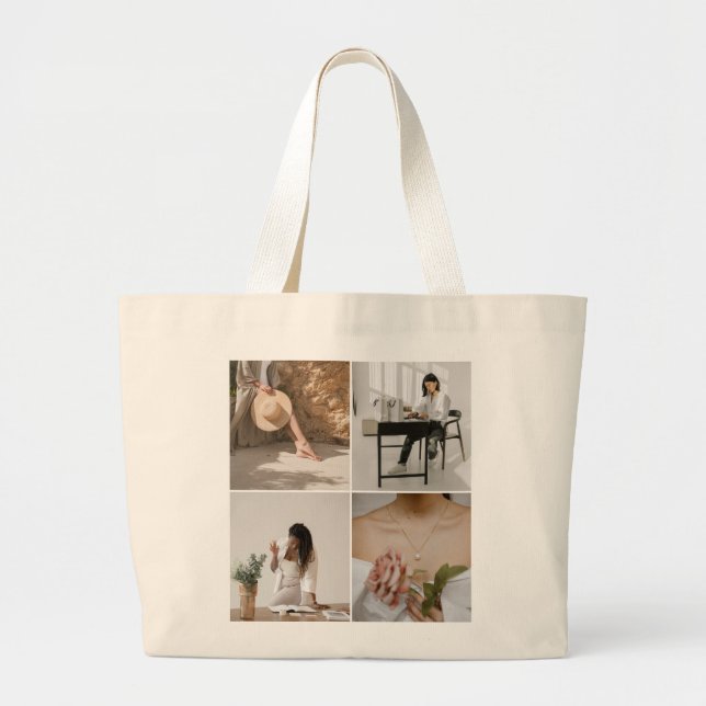 Cute Girly Tote Bag (Front)