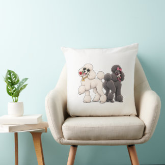 Cute Glam Dog Duo Cushion