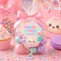 Cute Glitter Dumpling Bao Squishy Party Birthday