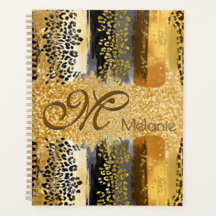 Cute glitter Spiral Notebook Planner