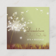 Cute Glittery Autumn Dandelions