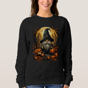 Cute Gnome Autumn Pumpkins Halloween Fall Holiday  Sweatshirt