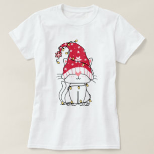 Cute Gnome Cat T-Shirt