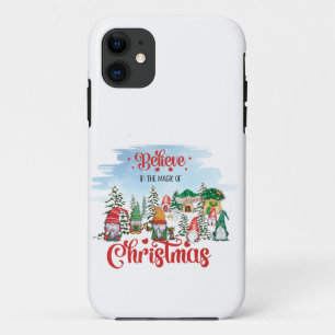 Cute Gnome Celebrating Christmas Holiday iPhone 11 Case