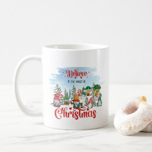 Cute Gnome Celebrating Christmas Holiday Coffee Mug