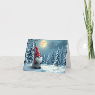 Cute gnome Christmas Card