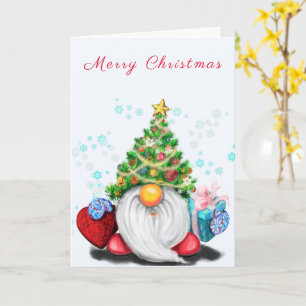Cute Gnome Christmas Card
