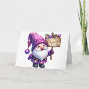 Cute Gnome Christmas Card