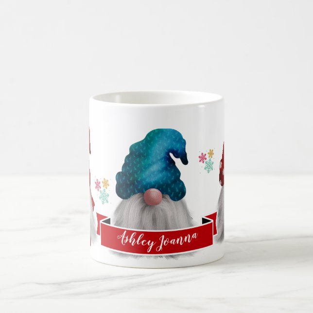 Cute Gnome  Christmas Gift  Coffee Mug (Center)