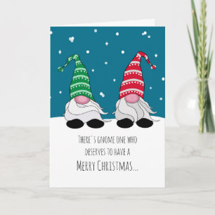 Cute Gnome Christmas Holiday Card