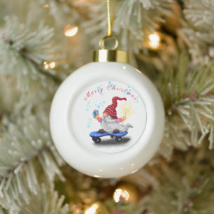Cute Gnome Christmas Ornament