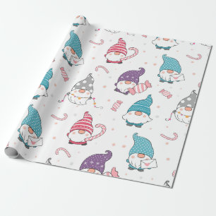 Cute Gnome Christmas Wrapping Paper