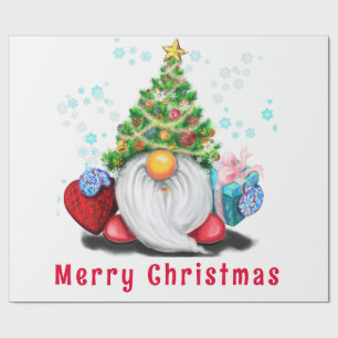 Cute Gnome Christmas Wrapping Paper