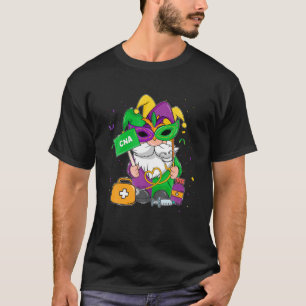 Cute Gnome CNA Nurse Mardi Gras Costume Festival P T-Shirt