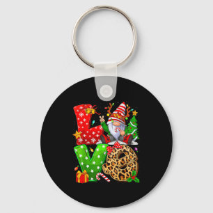 Cute Gnome Family Christmas For Women Men - Love G Key Ring