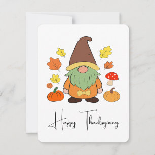 Cute Gnome Holiday Card