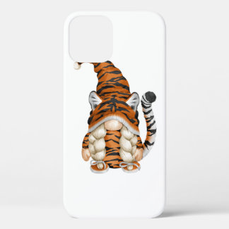 Cute Gnome In Tiger Costume And Tiger Mum. Perfect iPhone 12 Case