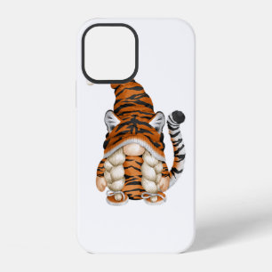 Cute Gnome In Tiger Costume And Tiger Mum. Perfect iPhone 12 Case