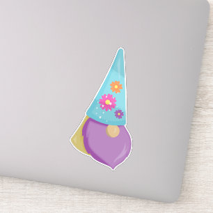 Cute Gnome, Little Gnome, Garden Gnome, Flowers