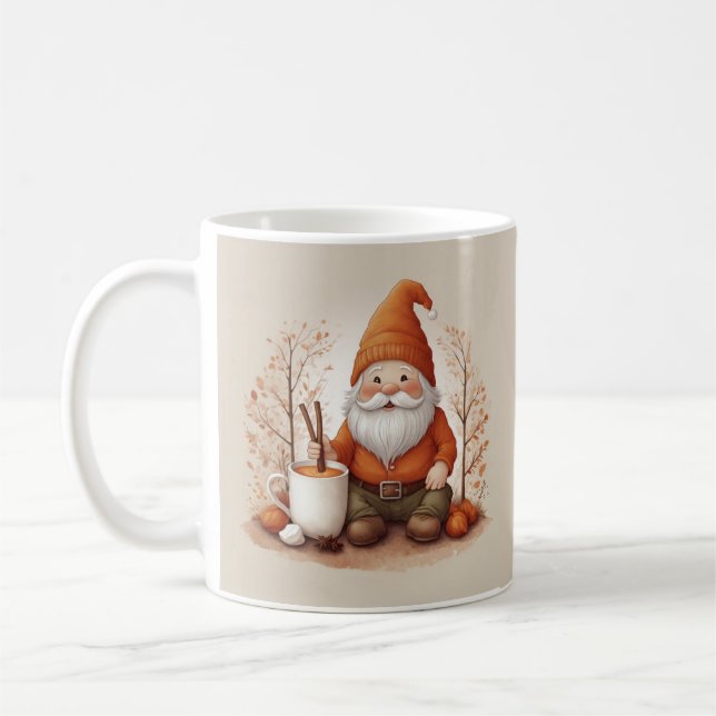 Cute Gnome Mug for a Cheerful Start (Left)