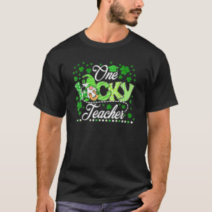 Cute Gnome One Lucky Teacher St Patrick's Day Sham T-Shirt