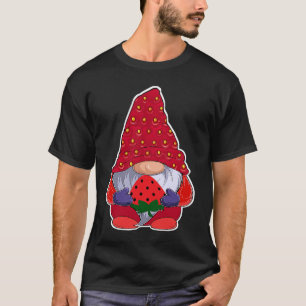 Cute Gnome Plush Strawberry For Women Strawberry P T-Shirt